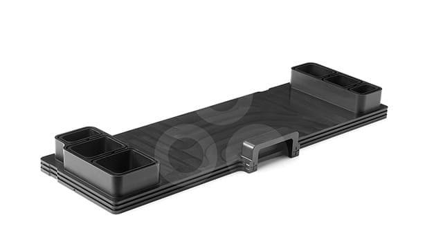 Fuell cell endplate black