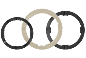 Injection moulded thrust washers