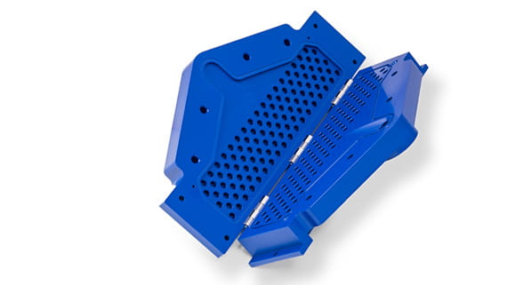 needle block POM blue food grade TECAFORM AH