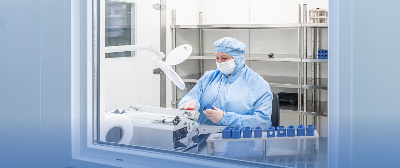 Biopharma clean room