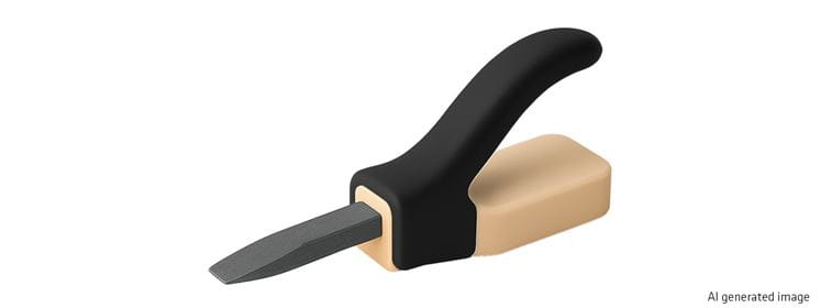 Overmoulding part (AI generated)