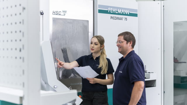 Machined parts milling people Cham