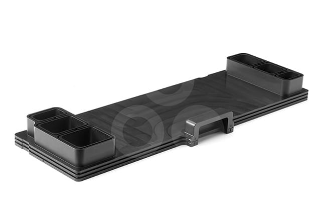 black fuel cell endplate plastic machined