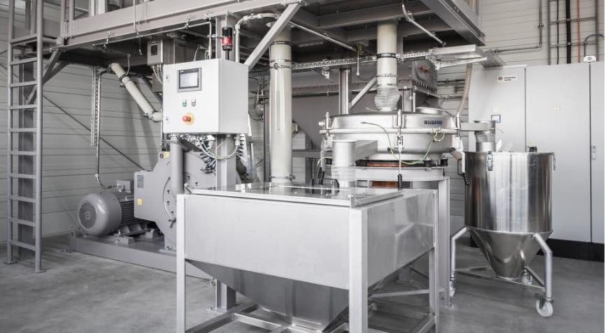 In-house polymer powder production| Ensinger