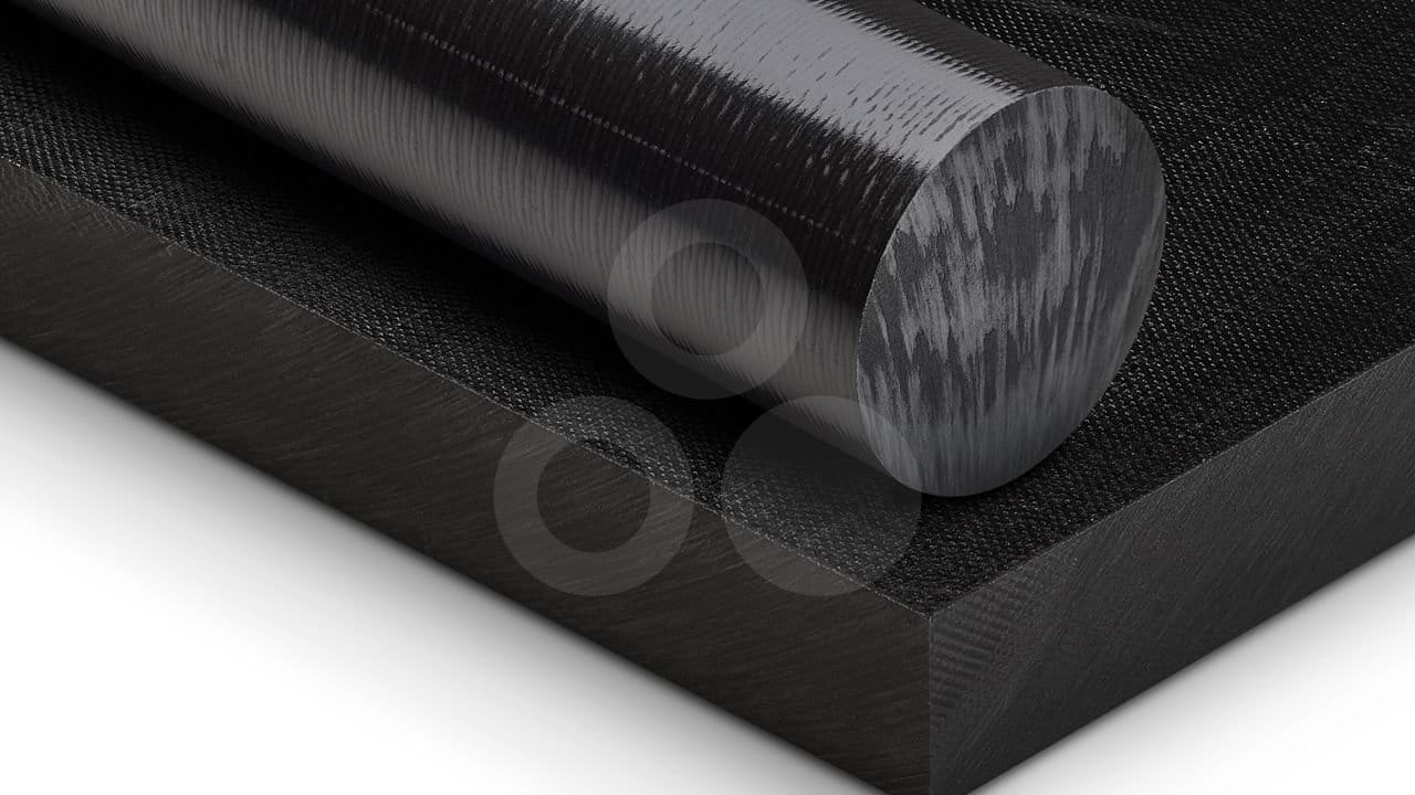 20%炭素繊維強化PA66 - TECAMID 66 CF20 black | Ensinger