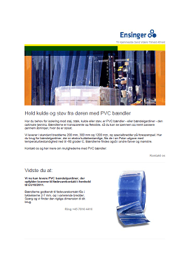 Newsletter marts 2016 - PVC baendler