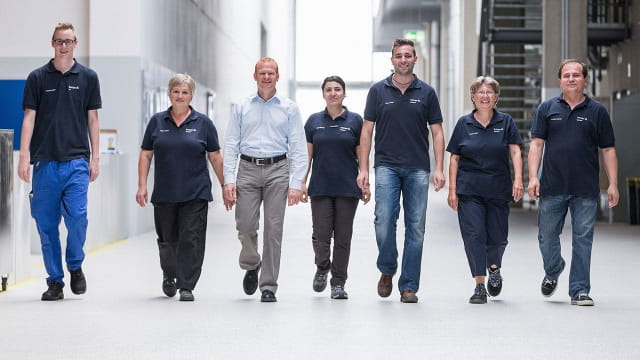 Gruppe läuft
