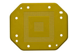 Polyimide test socket