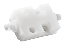 Valve body TECAFLON PVDF