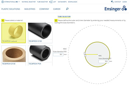 PEEK: Ensinger extends its hollow rod portfolio | Ensinger